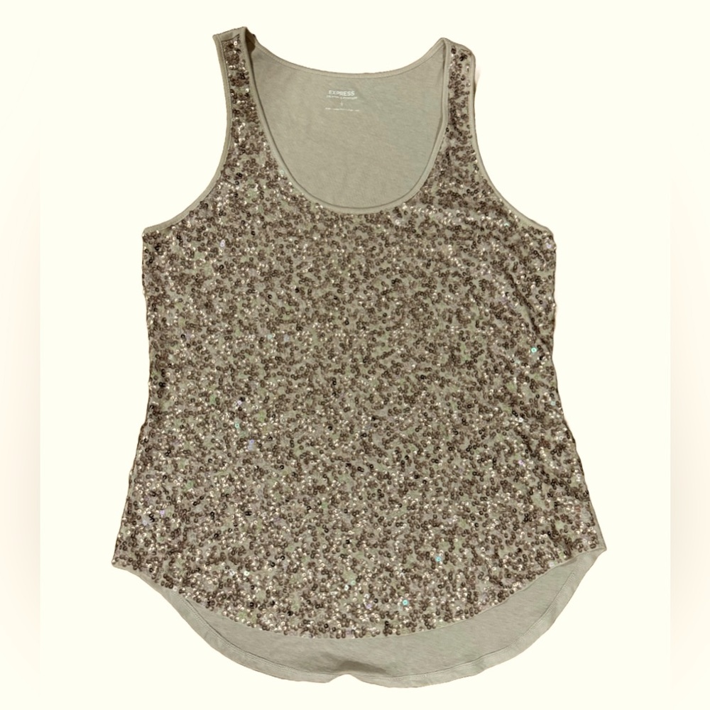 Sequin Embellished Tank Top